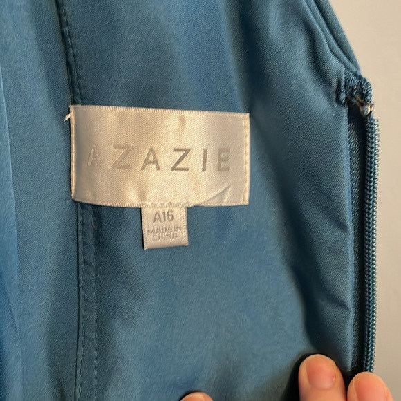 Azazie Julianna in Ink Blue - Picture 8 of 11